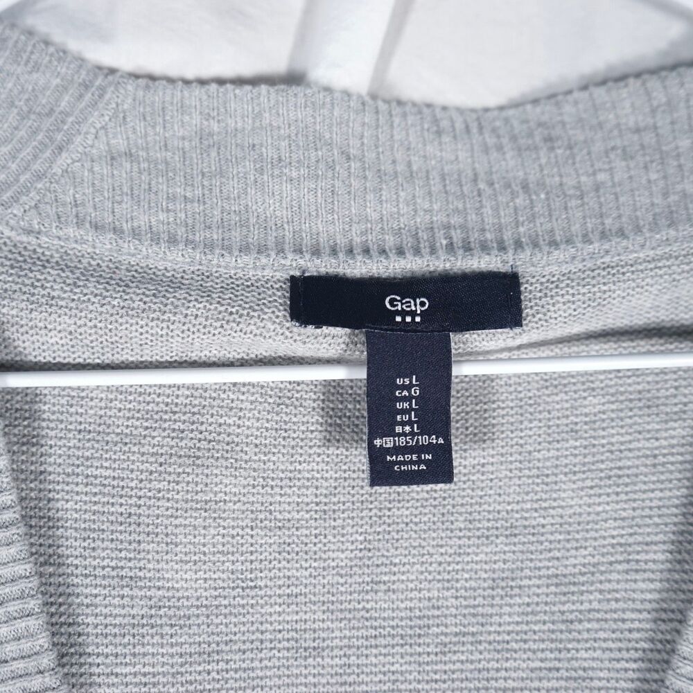 Gap Extra Long Cardigan Grey Large 2014 - Picture 4 of 9